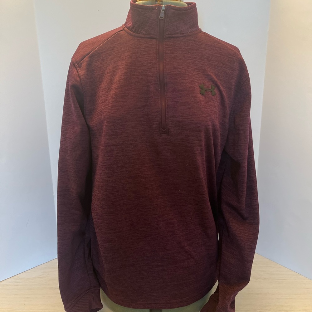 Under Armour unisex lightweight jacket pullover Purple M Cold Gear Long Sleeve